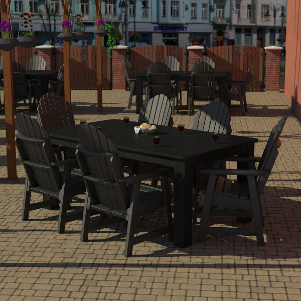 Muskoka 7-Piece Outdoor Bistro Dining Set - Patio Garden Cafe Table and Chairs for Backyard, Deck, Poolside & Balcony