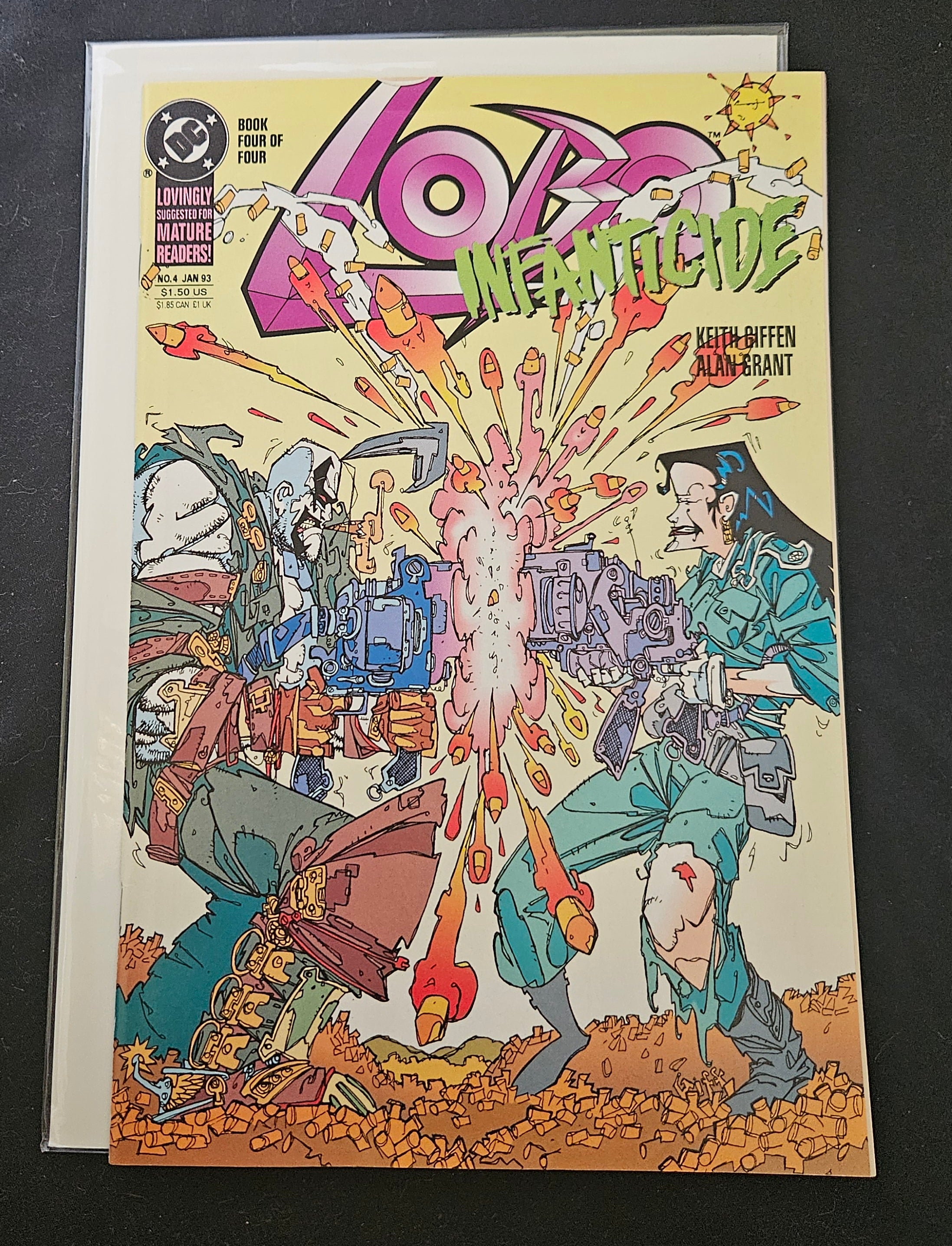 Lobo: Infanticide - Book 4 of 4 | DC Comics 1993 | Collectible Graphic Novel for DC Fans & Comic Book Enthusiasts
