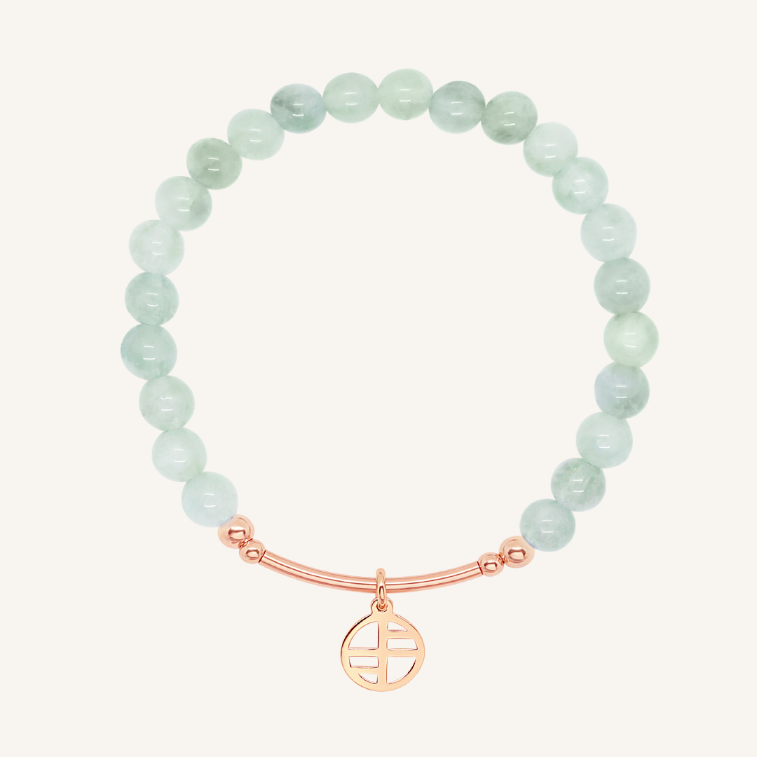 Amazonite Charm Bracelet - Stone of Courage & Confidence - Healing Crystal Jewelry for Women - Boho Style Beaded Bracelet - Perfect for Meditation, Yoga & Positive Energy