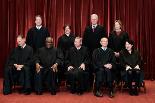 2021 US Supreme Court Justices Poster - High Quality Glossy Photo Print Banner for Home & Office Decor - Perfect for Courtroom, Law School, or Legal Office Display