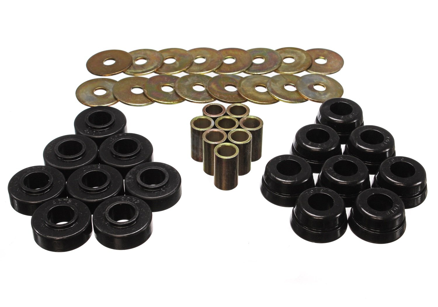 Energy Suspension 3.4126G Body Mount Set - Heavy Duty Polyurethane Bushings for Improved Ride & Handling - Perfect for Off-Road Trucks, Jeeps & SUVs