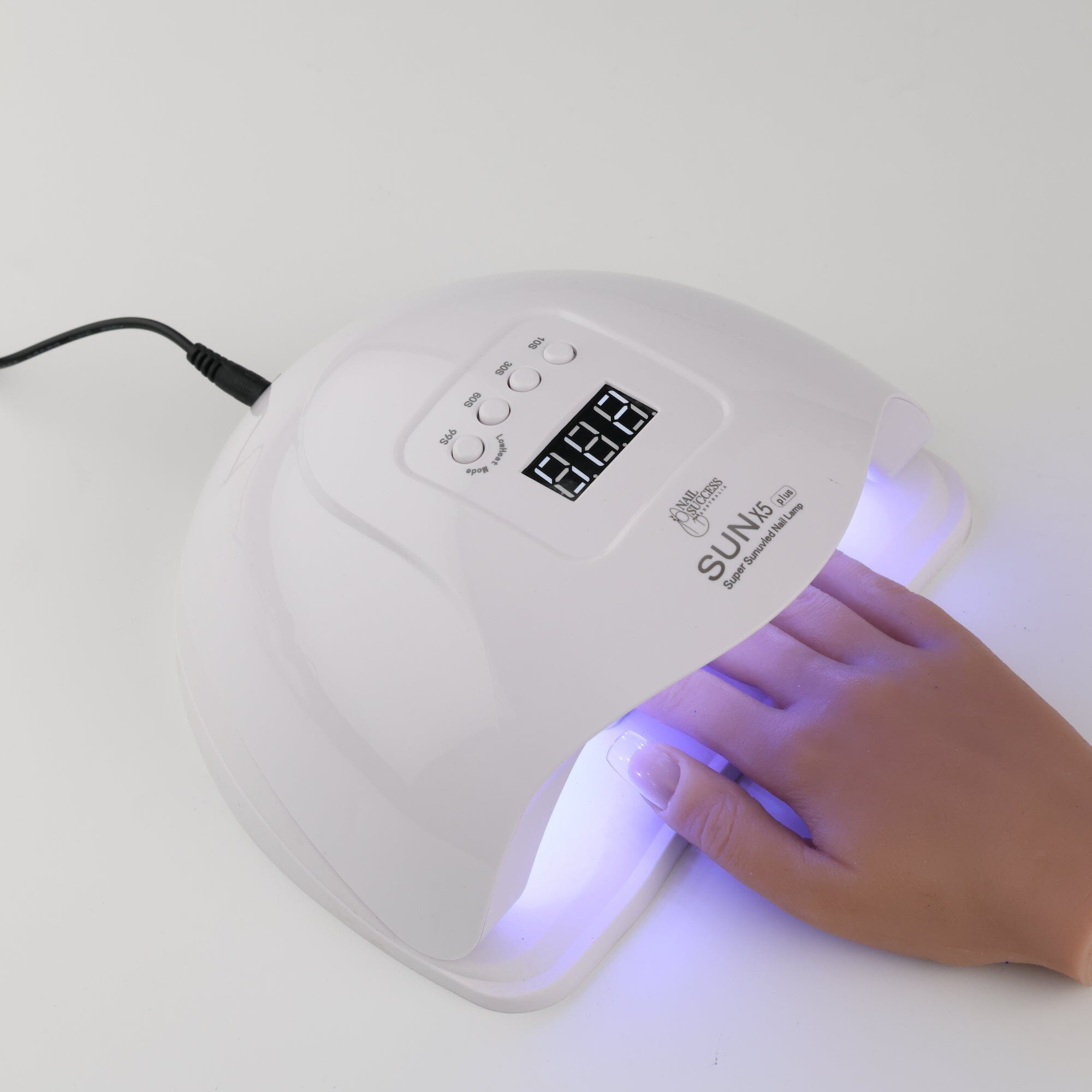 Professional 80W LED/UV Nail Lamp for Gel Polish Curing - Fast Drying Manicure & Pedicure Light for Home & Salon Use
