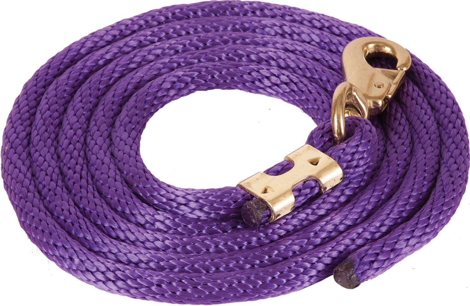 9' Poly Lead Rope with Bull Snap - Durable Purple Dog Leash for Training & Walking | Perfect for Large Dogs, Horses & Outdoor Activities