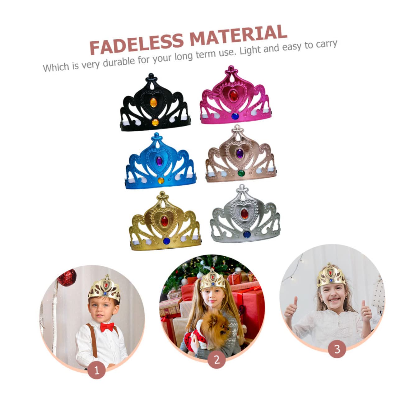 30 Pcs Kids Crown Hair Accessories - Wedding, Birthday, Christmas Party Headbands for Girls & Boys - Delicate Princess Tiaras & Prom Hats for Children's Dress Up & Photo Shoots