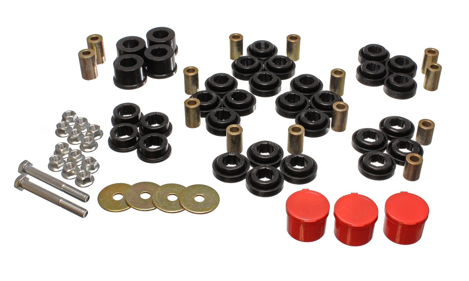 Energy Suspension 5.3141G Control Arm Bushing Set - High Performance Polyurethane Bushings for Improved Handling & Ride Comfort - Perfect for Off-Roading, Racing & Daily Driving
