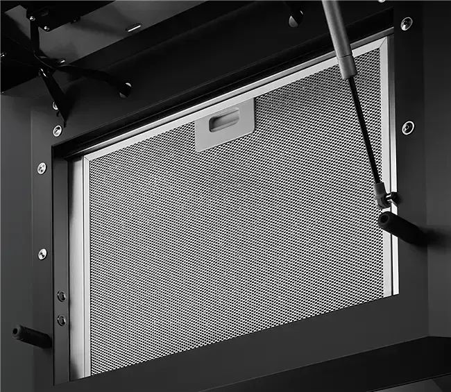 AEG 90cm Inclined Rangehood in Matte Black - Powerful Kitchen Exhaust Hood for Smoke and Odor Removal - Perfect for Modern Home Cooking and Open-Plan Kitchens