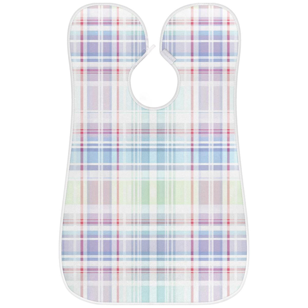 Men's Plaid Pattern Beard Shaving Bib - Waterproof Hair Dye Apron for Barbers & Stylists - Sink Hair Catcher for Beard Trimming & Makeup - Perfect Salon & Home Grooming Accessory Gift