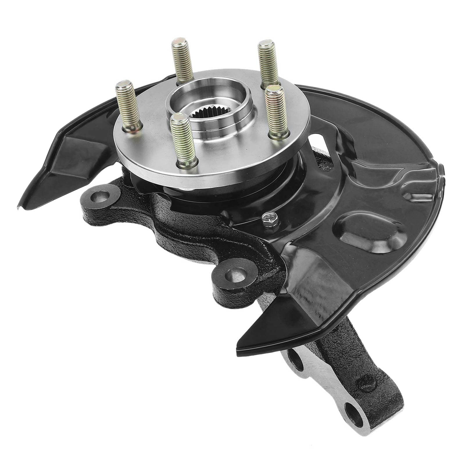 Premium Wheel Hub Bearing & Steering Knuckle Assembly for 2003-2006 Toyota Matrix 1.8L AWD - Front Driver & Passenger Side 2-Piece Set | Durable Replacement for Smooth Ride & Enhanced Vehicle Performance