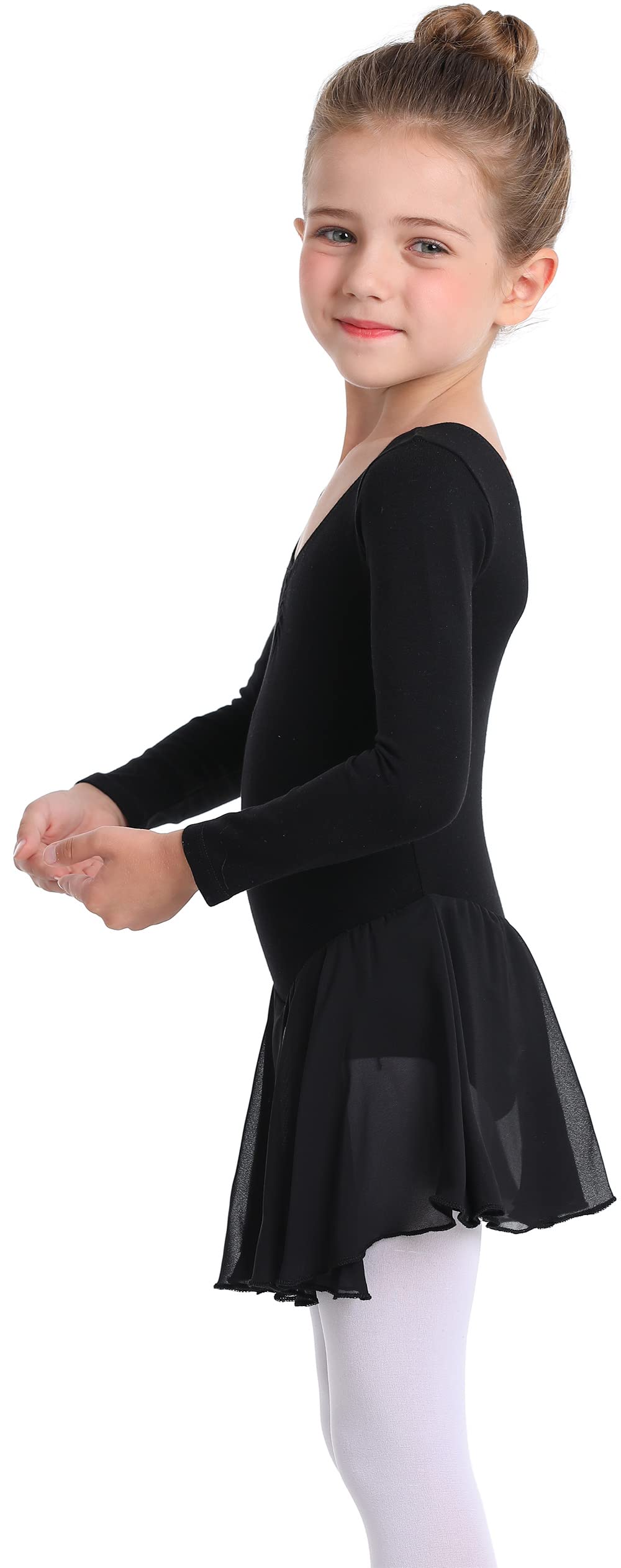 Toddler Ballet Leotard with Skirt for Girls - Classic Short Sleeve Dance Outfit for Ballet & Gymnastics | Perfect for Recitals, Classes & Performances