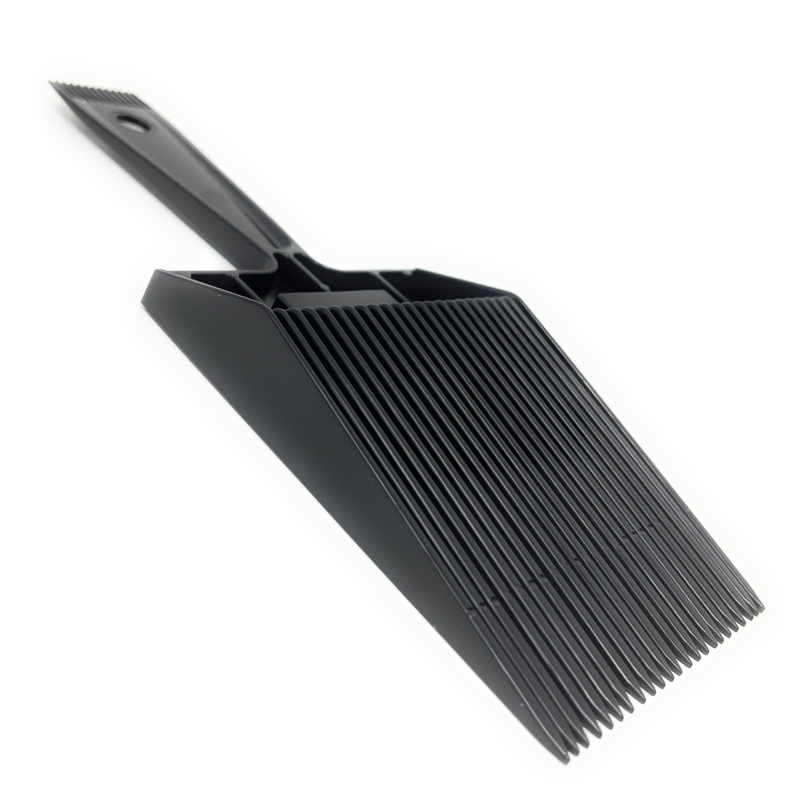 Scalpmaster Barber Blending Flat Top Guide Hair Comb - Professional Black Styling Comb for Fades, Buzz Cuts & Precision Hairstyling | Salon & Home Grooming Essential
