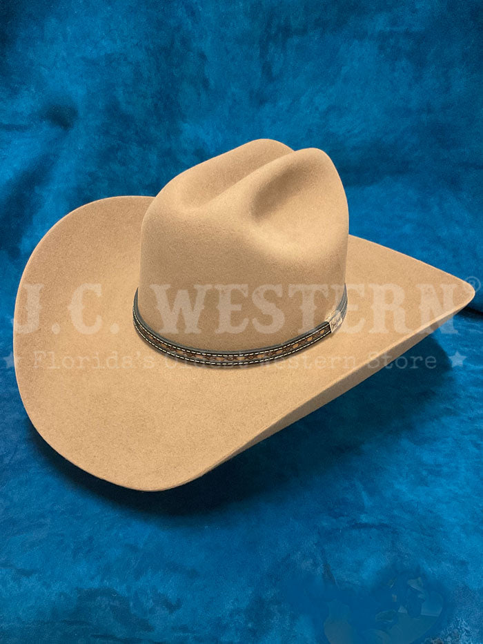 Resistol RFOCRO 7542E5 OCHO RIOS 6X George Strait Collection Felt Hat in Sahara Tan - Western Cowboy Hat for Men, Perfect for Rodeo, Country Music Concerts & Outdoor Adventures