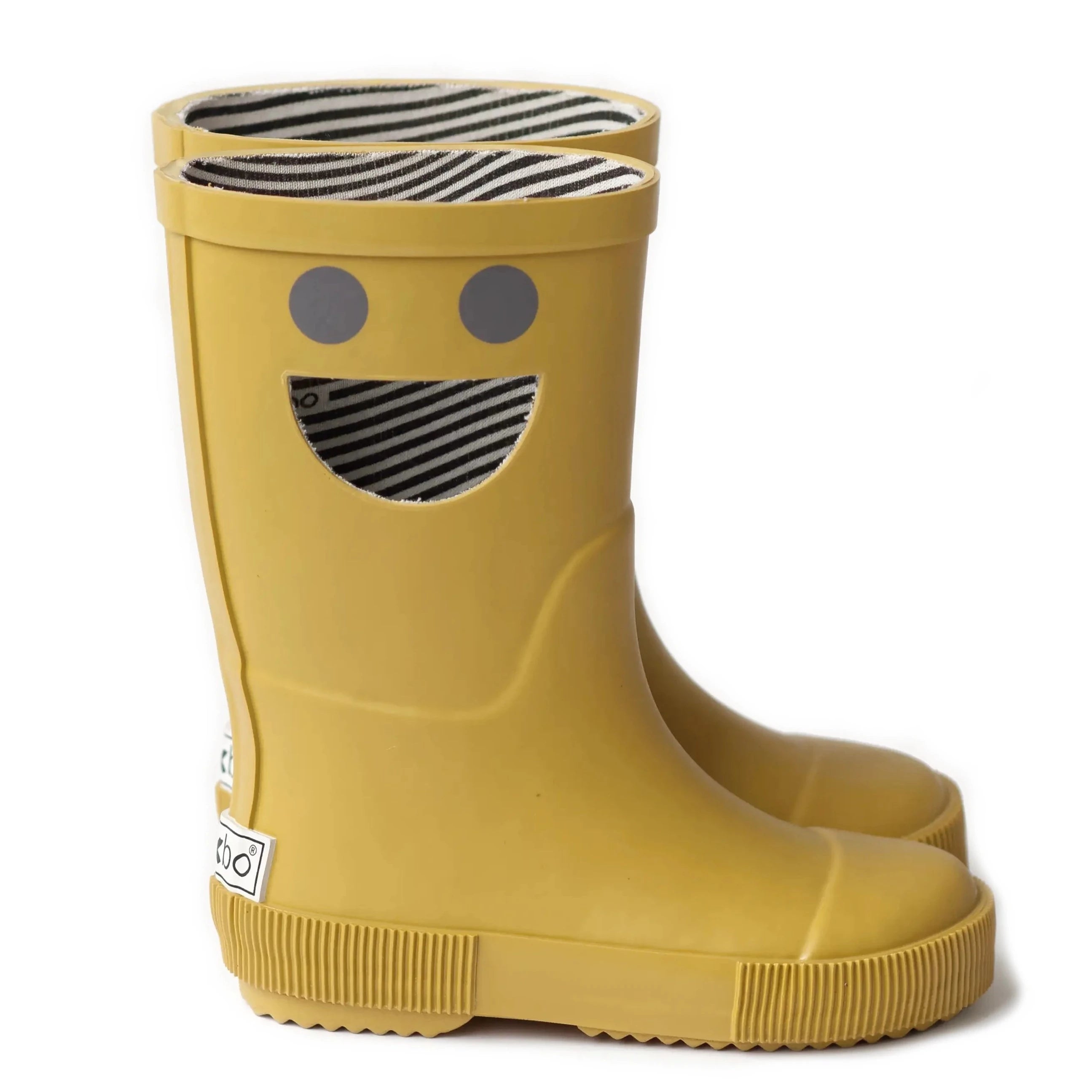 Boxbo Wistiti Unisex Kids' Rain Boots - Waterproof Yellow Rain Boots for Boys & Girls - Perfect for Puddles, Outdoor Play & School Days