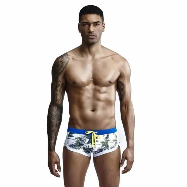 Men's Quick-Dry Coral Swim Trunks - Lightweight & Comfortable Beach Shorts for Swimming, Surfing & Summer Vacations