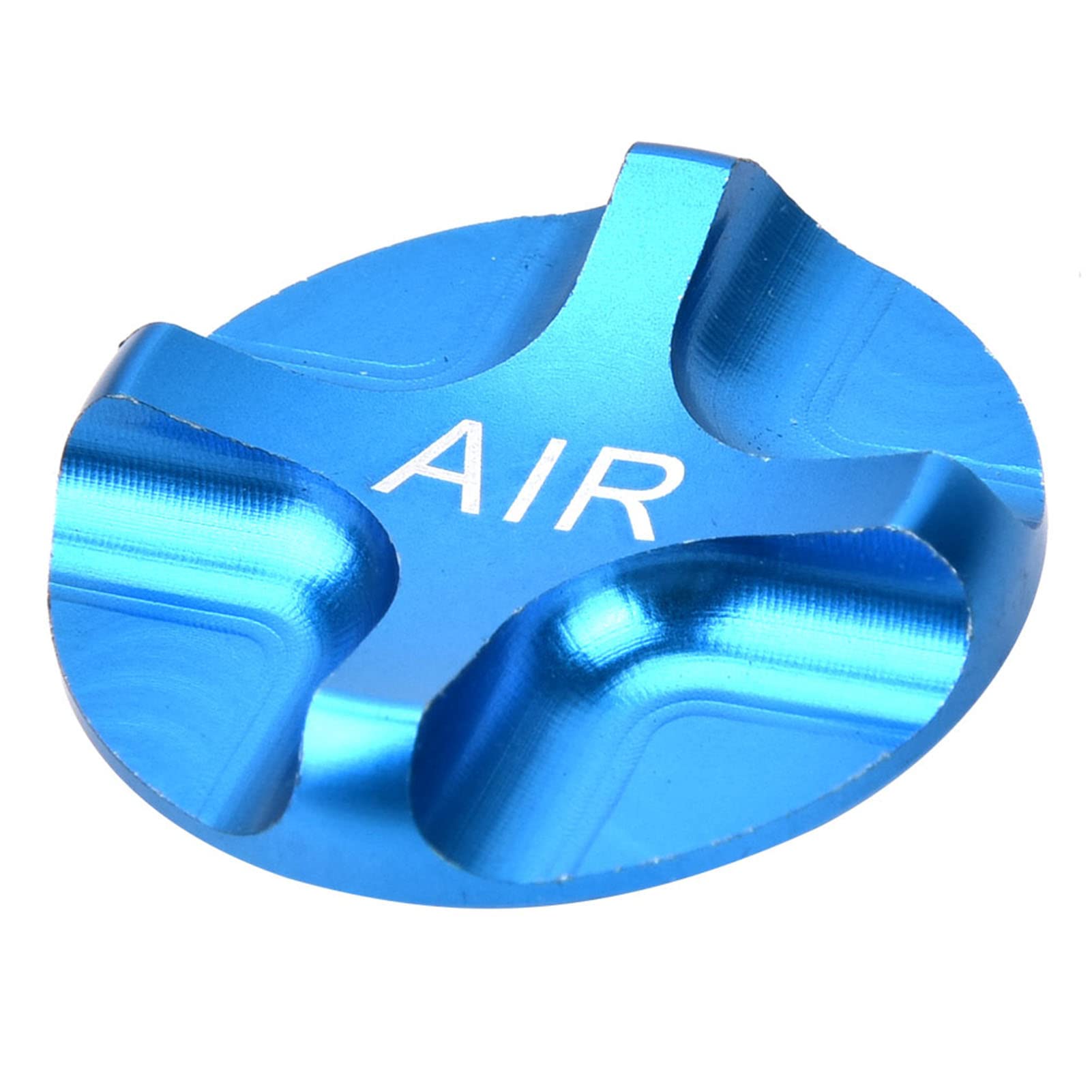 Rockshox Air Valve & Headset - Aluminum Alloy Suspension Fork Front Fork Airtight Valve Cover Accessory (Blue) | MTB Bike Fork Maintenance & Repair Parts for Mountain Biking