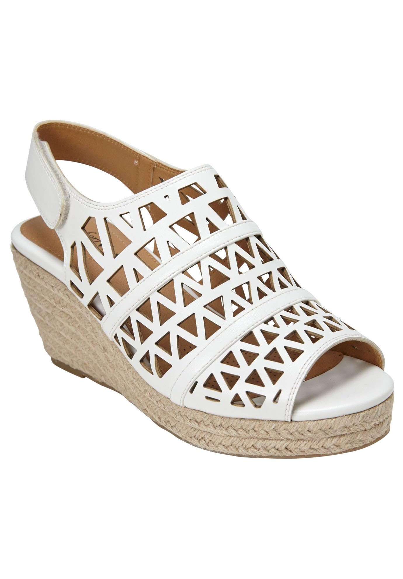 Comfortview Women's Wide Width The Karen Espadrille - Comfortable Summer Flats for Wide Feet | Perfect for Casual Outings, Beach Walks & Office Wear