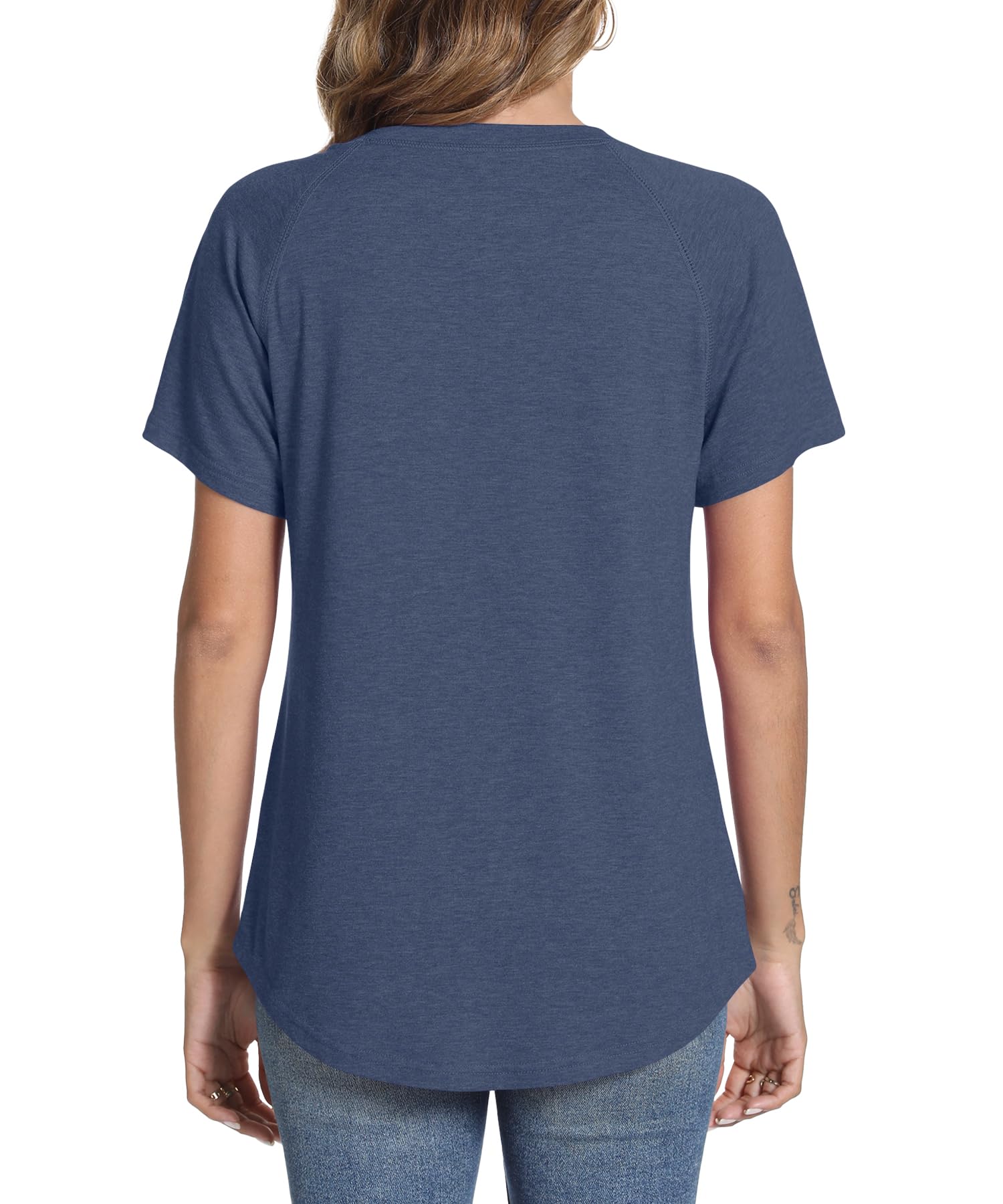 Women's Summer Tops - Casual Short Sleeve Shirts & Dressy Blouses with Trendy Pleated Tunic Design | Perfect for Beach Outings, Office Wear & Summer Vacations