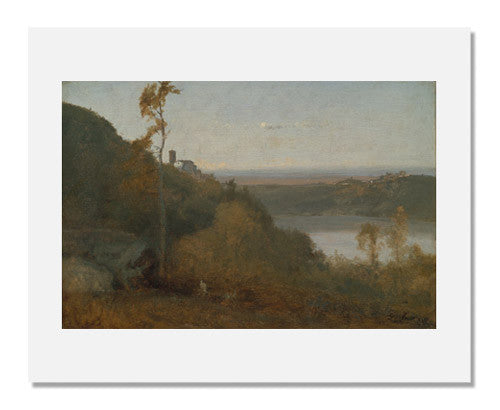 George Inness Lake Nemi Painting - Vintage Landscape Art Print - Classic American Oil Painting Reproduction - Perfect for Home Decor, Office Wall Art & Gift Giving