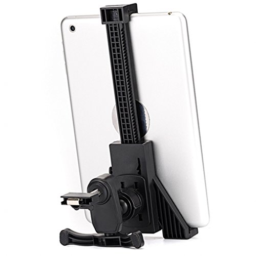 Universal Car Air Vent Tablet Holder Mount - Compatible with Kindle Fire HDX 8.9, iPad 2/3/4, Samsung Galaxy Tab Active - Secure Hands-Free Dashboard Stand for Reading, Navigation & Entertainment While Driving