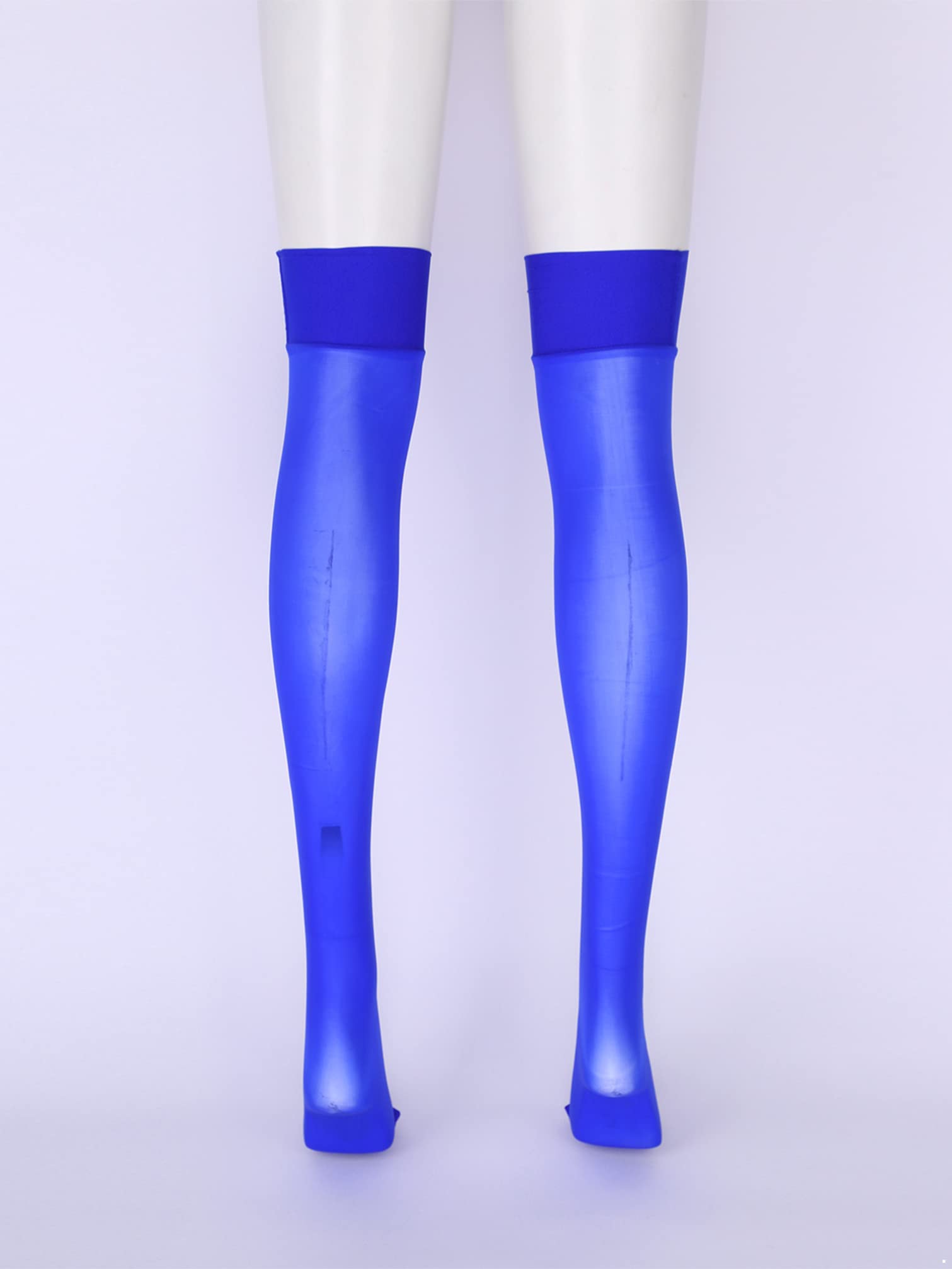 YiZYiF Women's Silk Ultra Thin Thigh High Stockings - Smooth Over The Knee Socks & Long Tights for Elegant Outfits, Date Nights and Office Wear