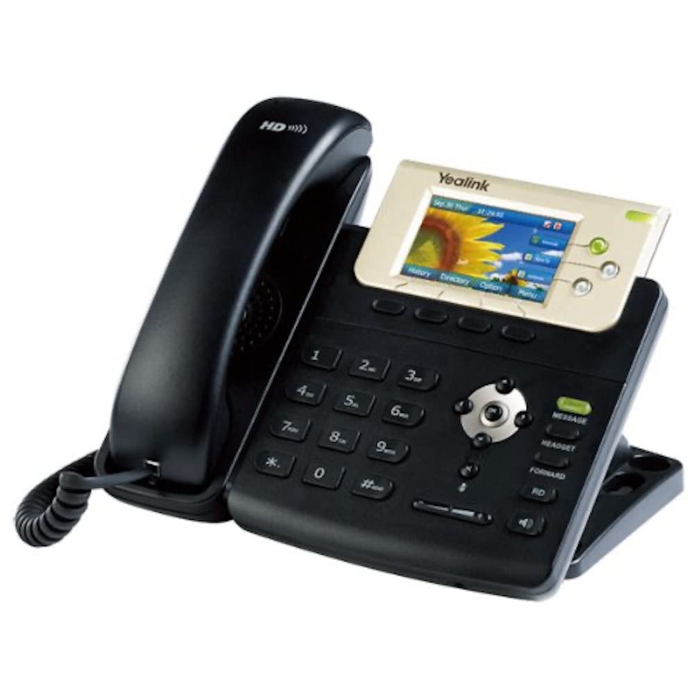 Yealink YEA-SIP-T32G Business IP Phone with POE, 3-Inch LCD Color Display & HD Voice - Ideal for Office, Call Center & VoIP Communication Systems