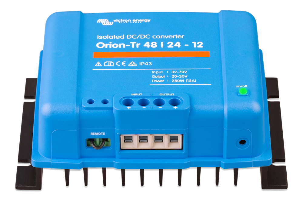 Orion TR Isolated DC-DC Converter 48V to 24V 12A 280W - Power Supply for RVs, Boats, Solar Systems & Industrial Equipment