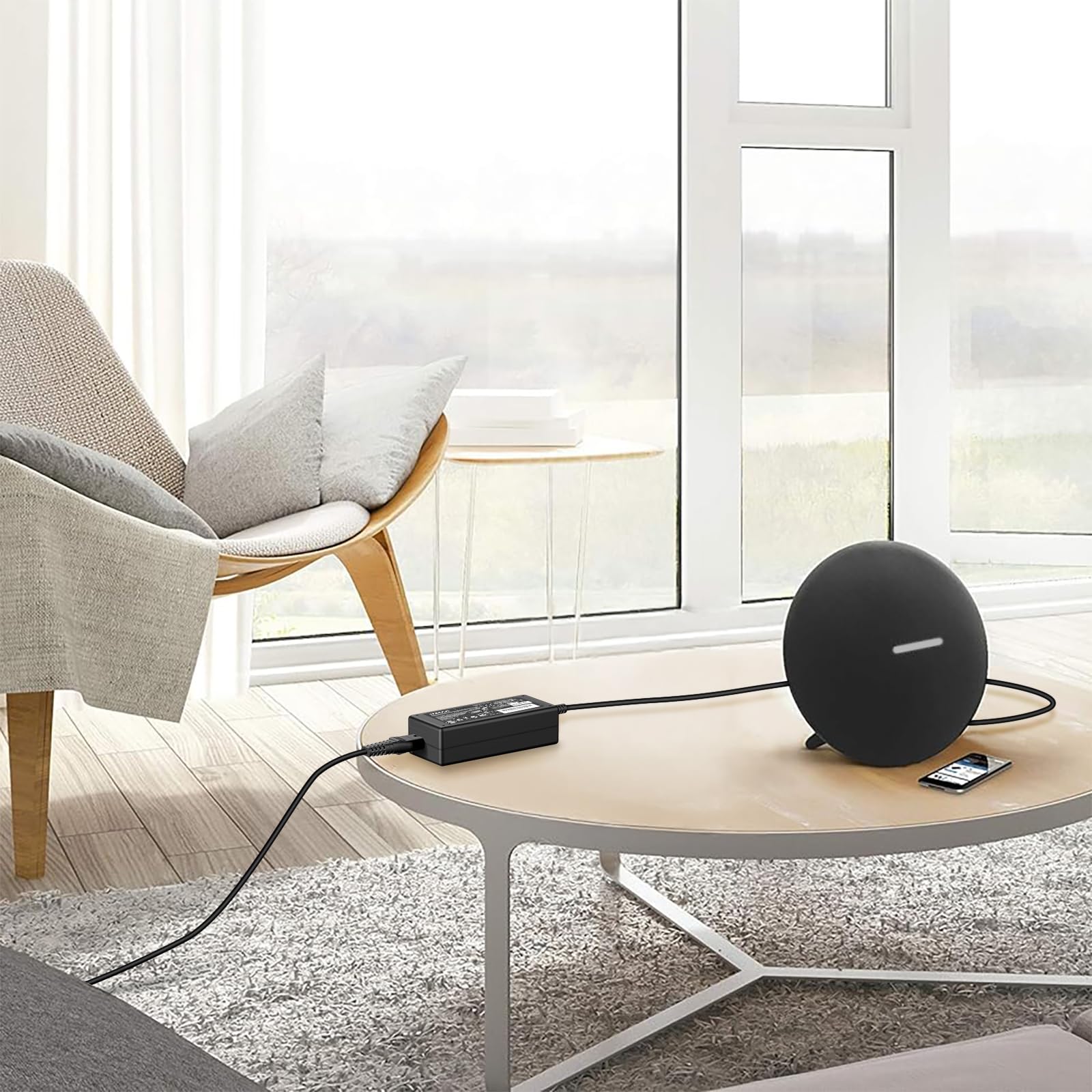 Harman Kardon Onyx Studio 8/7/6/5/4/3/2/1 Wireless Speaker Charger - 19V 38W AC Fast Charging Power Adapter Replacement | Compatible with All Onyx Studio Models | Perfect for Home, Office & Outdoor Use