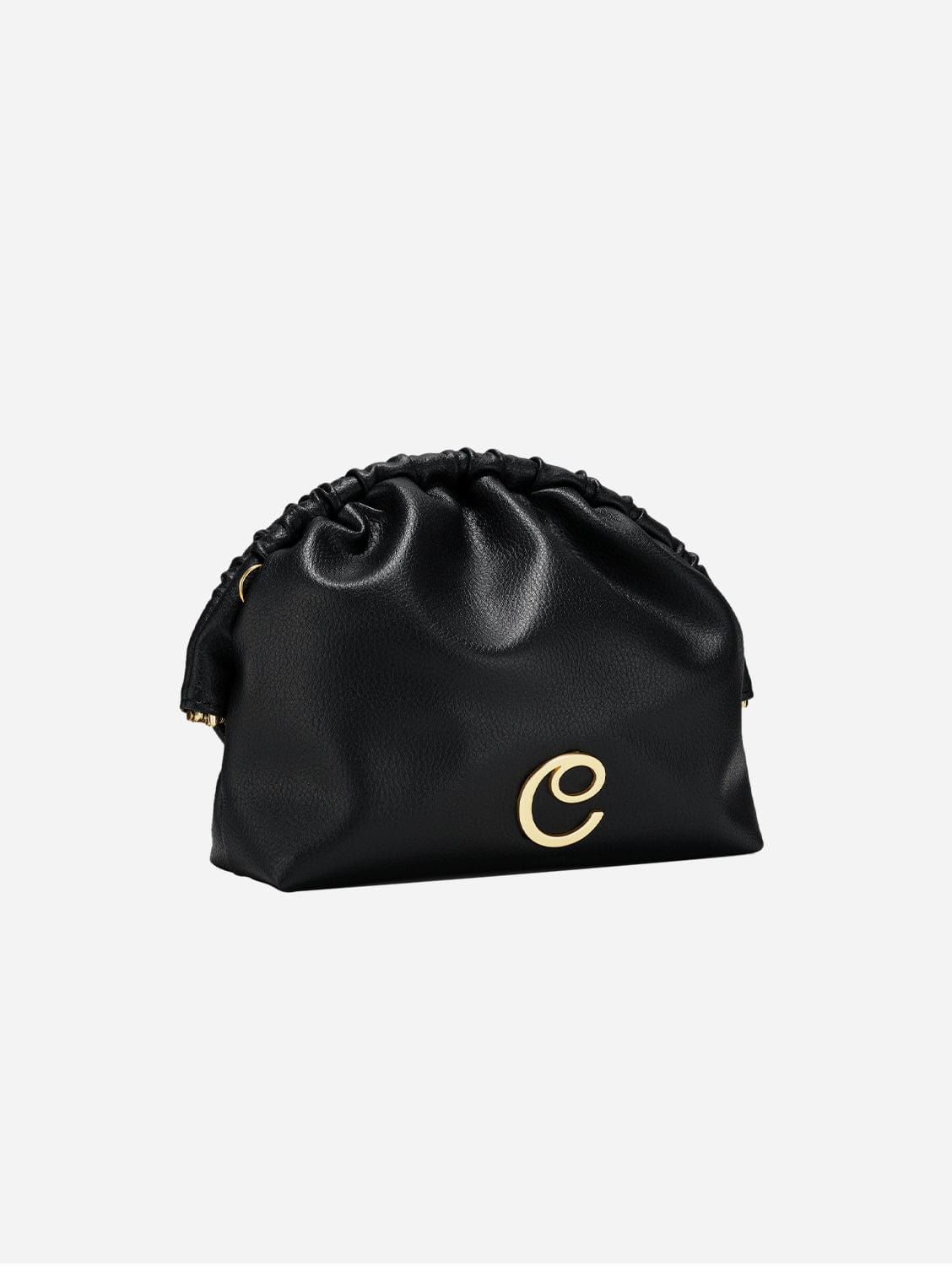 Norma Vegan Grape Leather Large Clutch Bag for Women | Black | Eco-Friendly Faux Leather Purse | Perfect for Evening Parties, Weddings & Date Nights