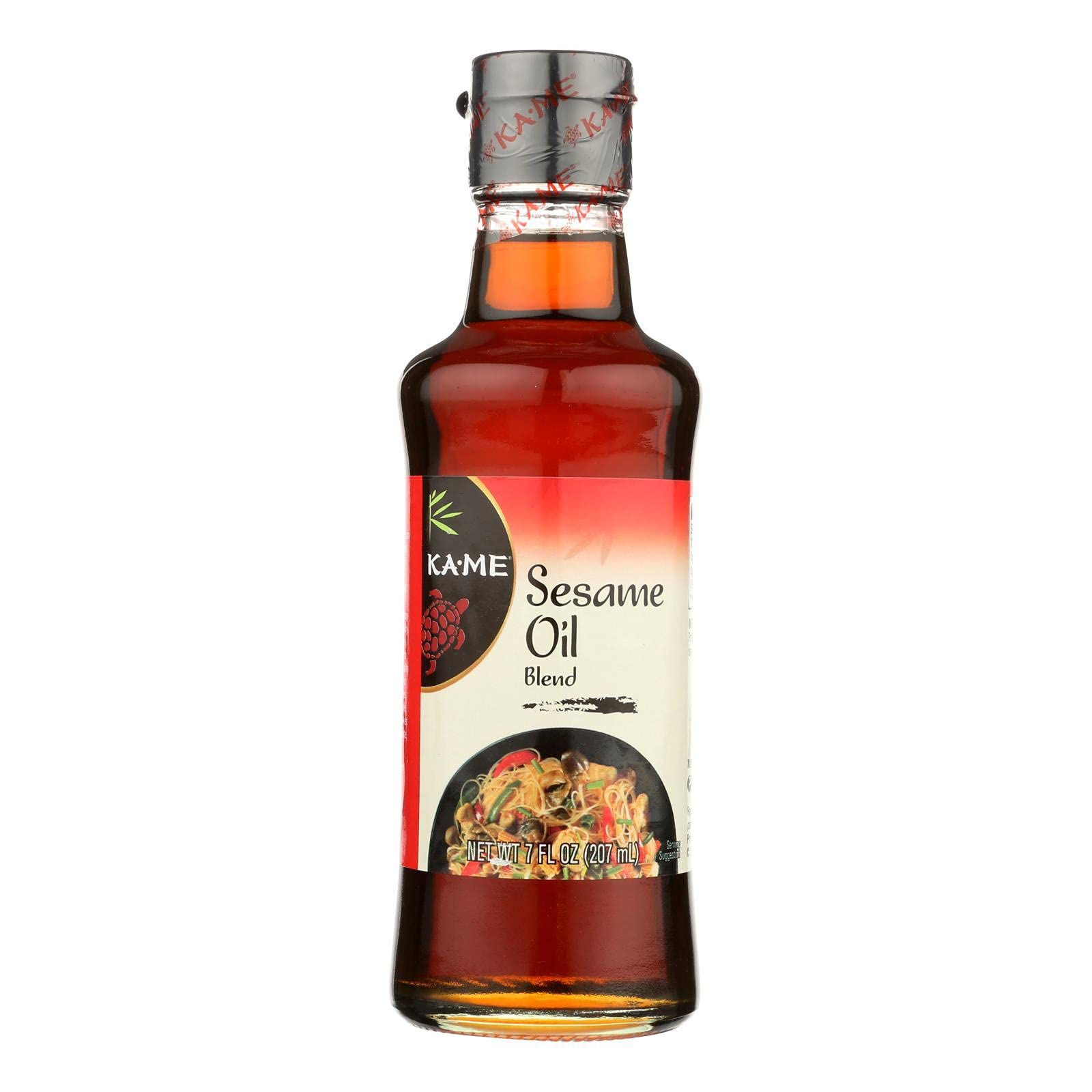KA-ME Sesame Oil Blend - Premium Cooking Oil for Asian Cuisine, Stir Fry & Marinades - 7 fl oz (2 Pack) - Perfect for Home Chefs & Restaurant Use