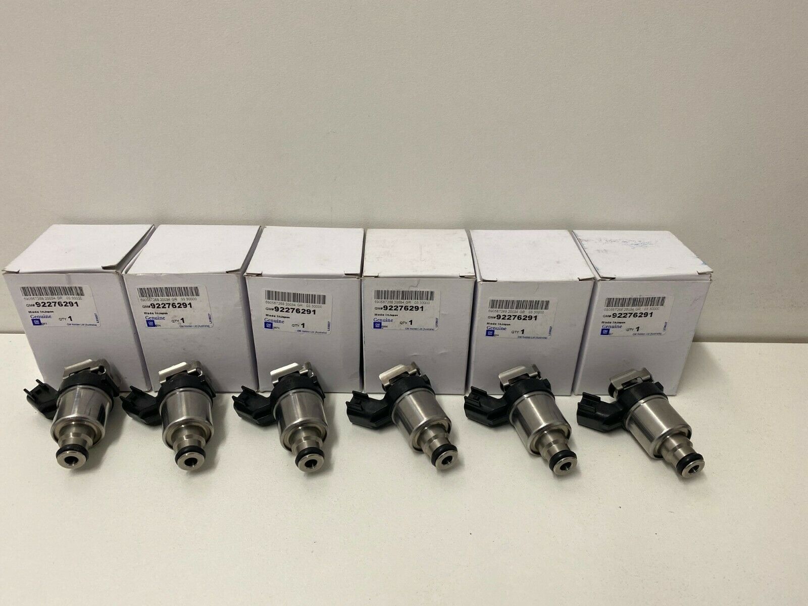 Genuine Holden VE VF WM WN Commodore Statesman Gas Fuel Injectors Set of 6 - Compatible with Commodore VE VF, WM WN Models - Perfect for Engine Performance Upgrades & Fuel Efficiency