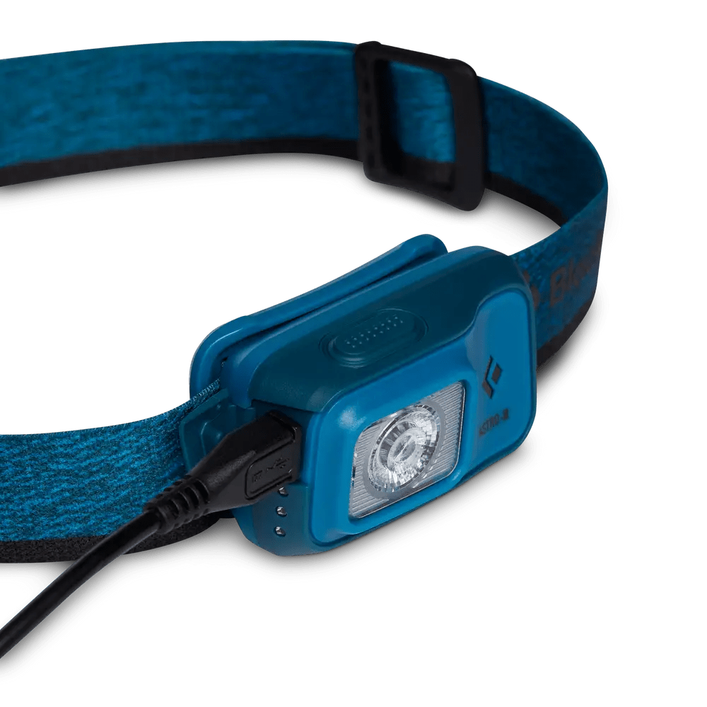 Black Diamond Astro 300 R Headlamp - Rechargeable LED Headlight for Camping, Hiking & Outdoor Adventures | Hands-Free Lighting for Night Running, Fishing & Emergency Use