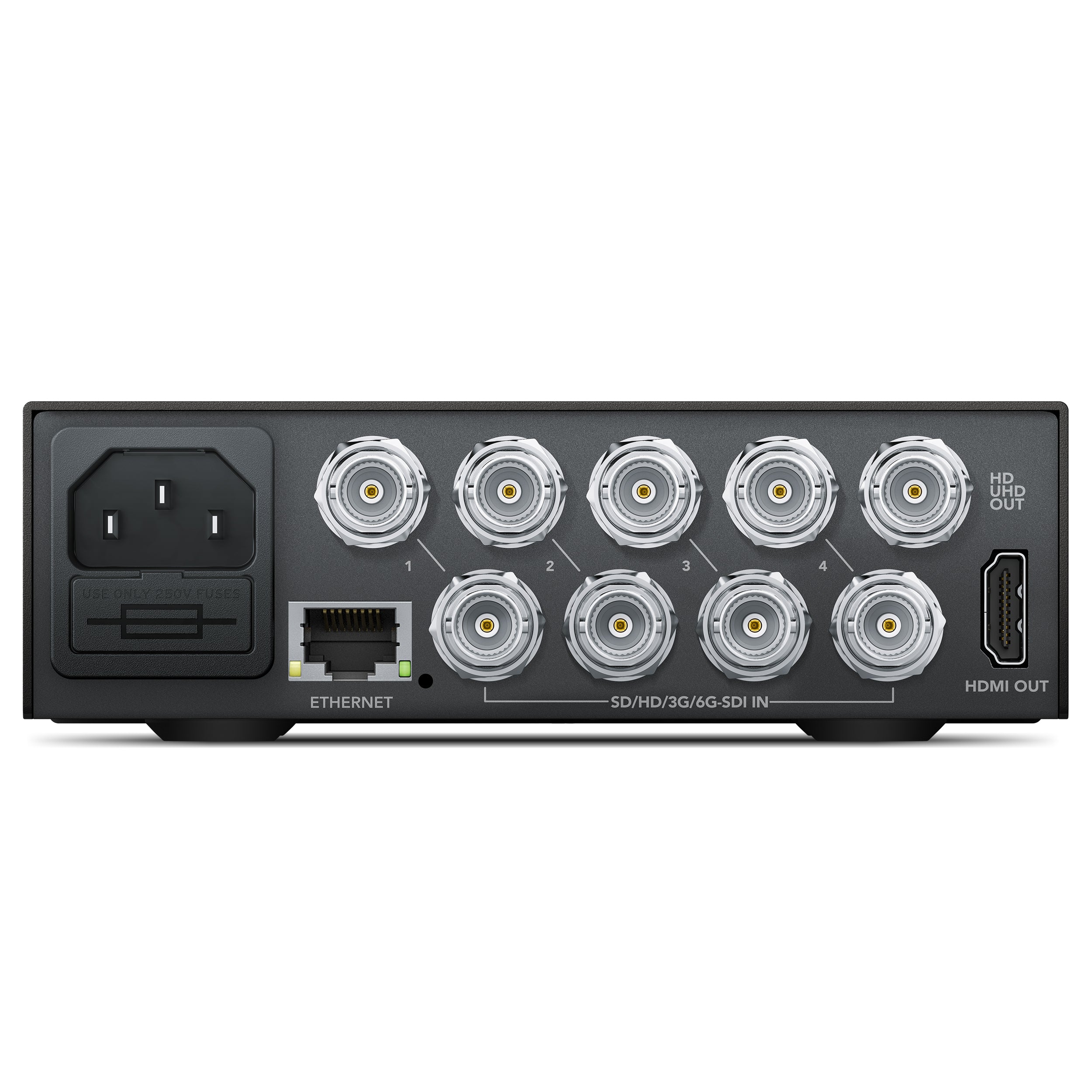 Blackmagic Design MultiView 4 - Professional 4K Multi-Viewer for Live Production & Broadcast Studios | Perfect for Video Switching, Monitoring, and Streaming Setups