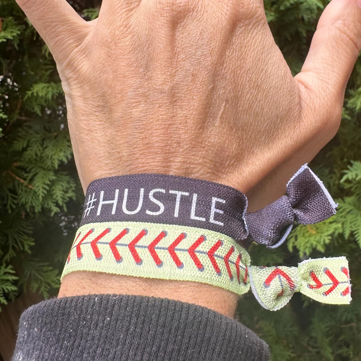 Softball Hair Ties for Girls - Non-Slip Sports Hair Accessories for Softball Players & Teams - Perfect for Games, Practice & Team Uniforms