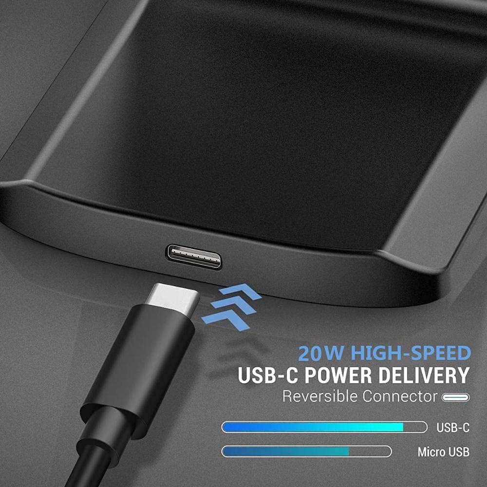 Fast Wireless Charging Stand for iPhone 16/15/14/13/12/11 Pro Max/XS/XR & Samsung Galaxy S24/S23/S22/Note20/Z Flip6/5/4 - 15W Qi-Certified Charger Dock with LED Indicator for Home, Office & Nightstand Use