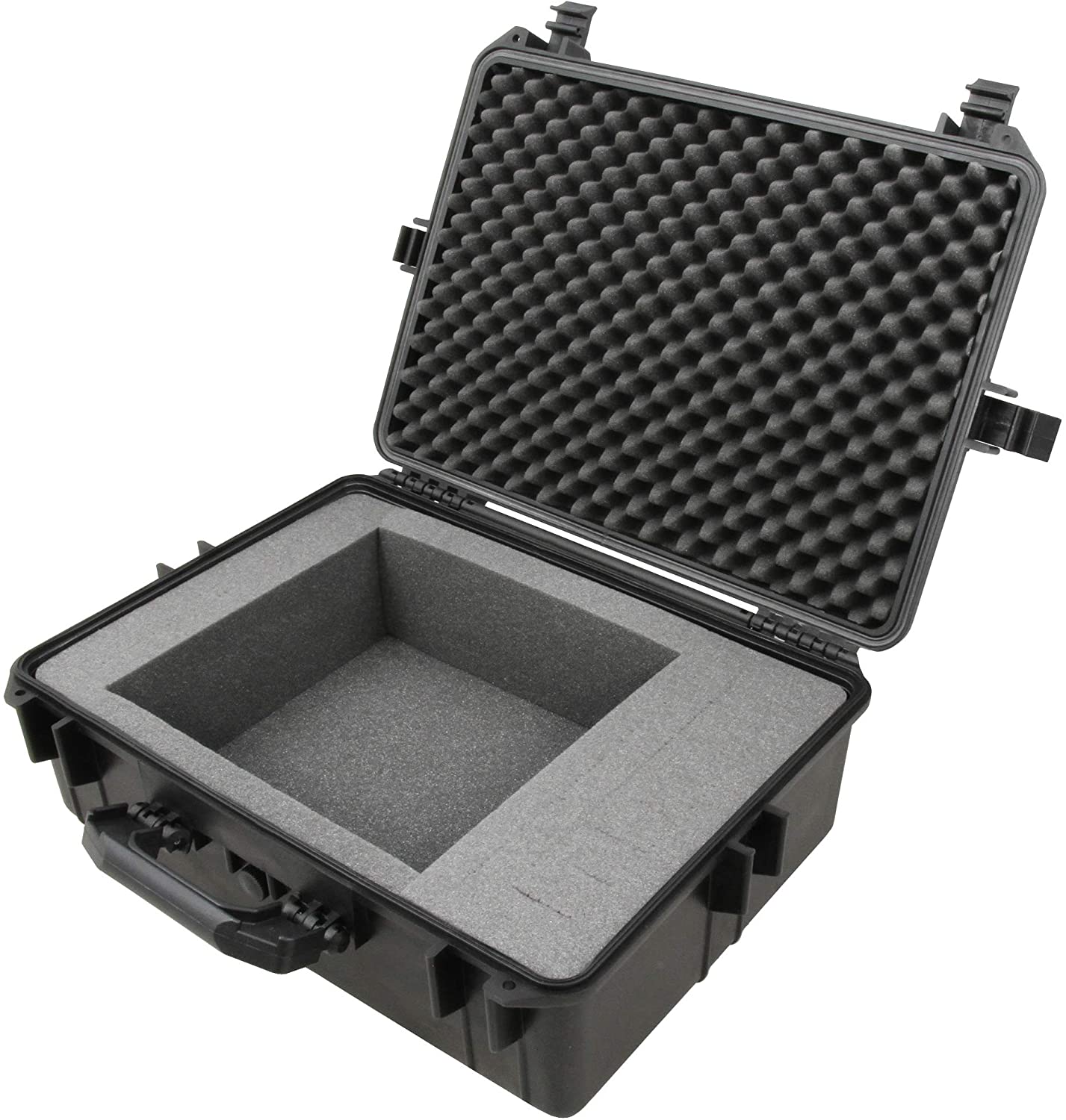 Waterproof Projector Case for Epson Home Cinema 2100 2150 & PowerLite Projectors - Shockproof Hard Shell with Protective Foam Interior - Perfect for Travel, Storage & Outdoor Movie Nights
