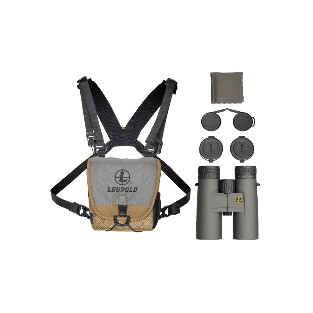 Leupold BX-1 McKenzie HD 8x42mm Binoculars - Premium Hunting & Bird Watching Optics, Waterproof & Fogproof, Lightweight for Outdoor Adventures (Shadow Grey)
