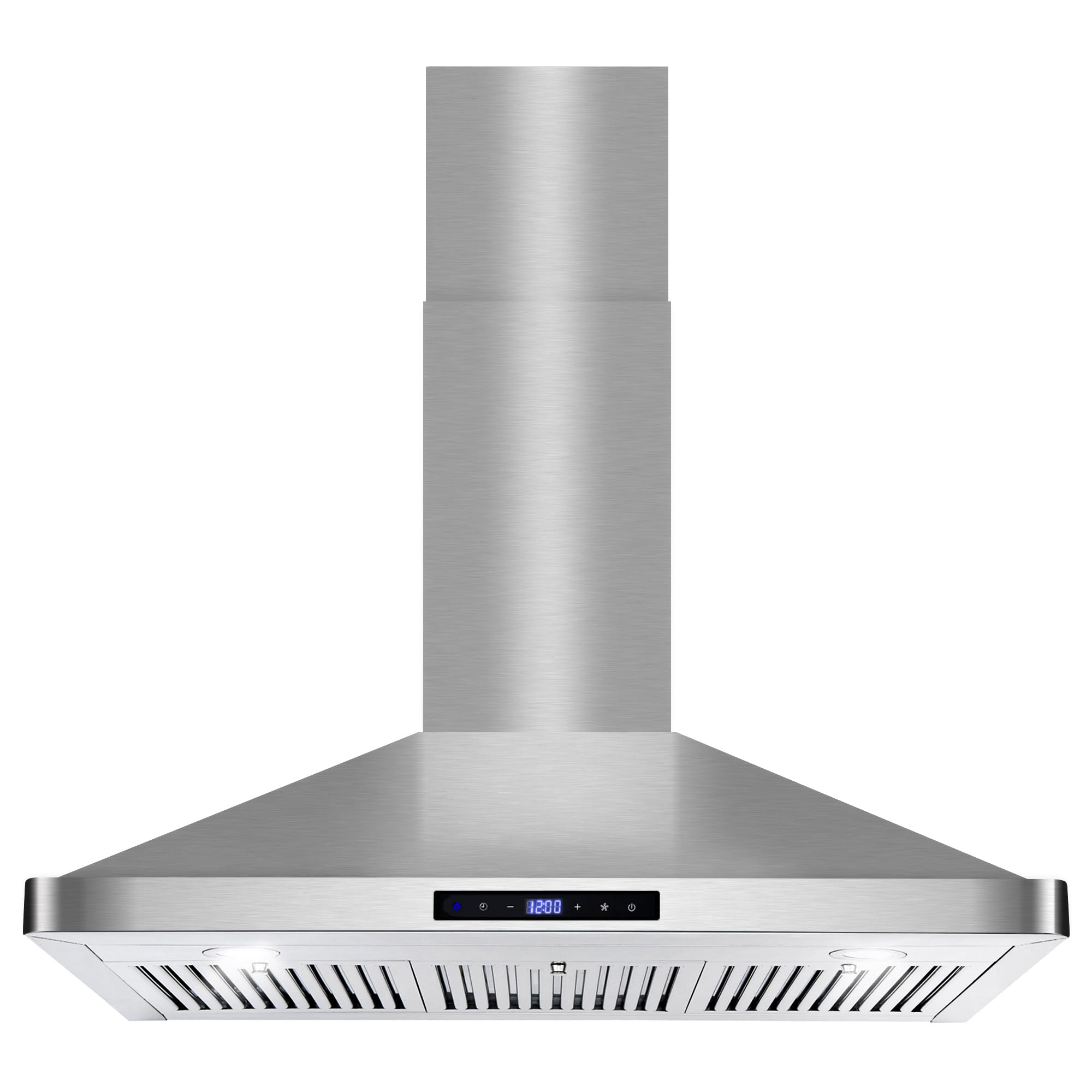 COSMO COS-63190S 36 Inch Stainless Steel Wall Mount Range Hood - 380 CFM Ducted Ventilation with Touch Controls & LED Lights for Kitchen - Ideal for Home Cooking, Baking and Smoke Removal