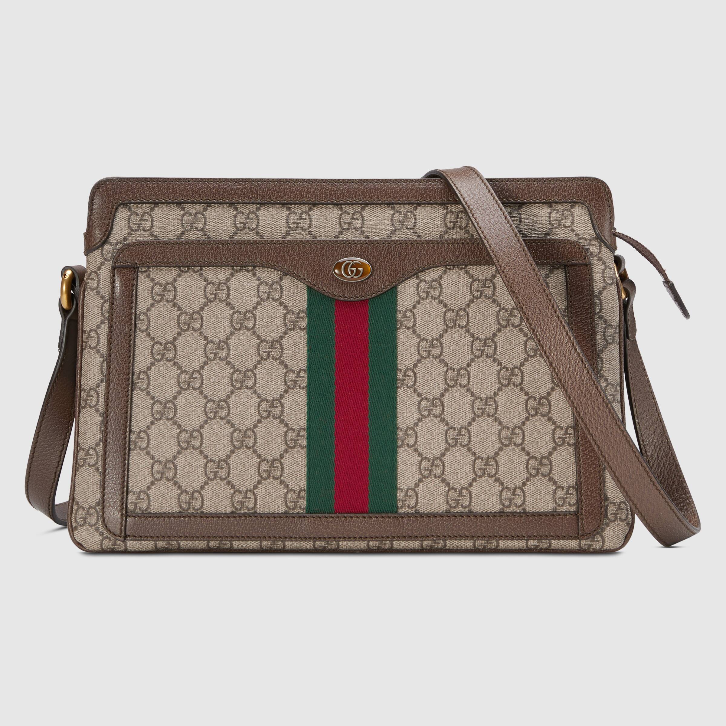 Gucci Ophidia GG Medium Shoulder Bag for Women - Luxury Designer Crossbody Handbag with Interlocking G Logo - Perfect for Work, Travel & Everyday Use