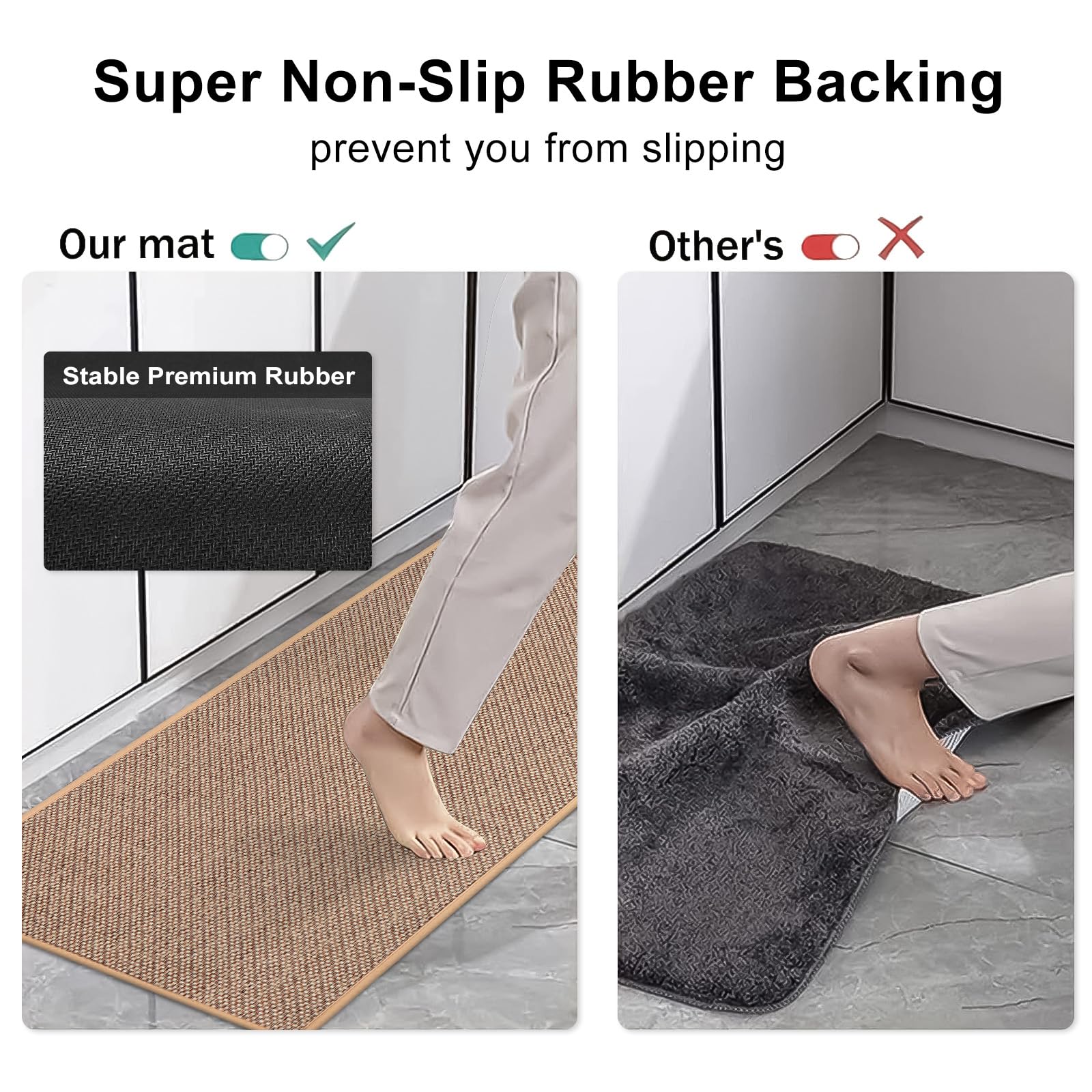 Non-Slip Washable Kitchen Rugs 20