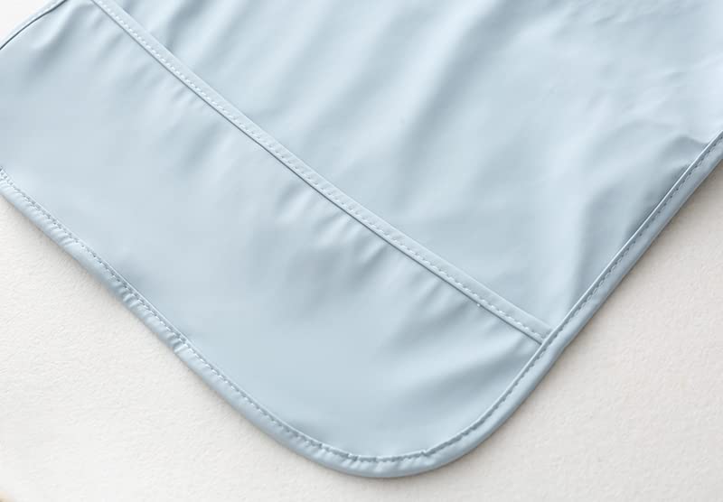 Waterproof Baby Bibs for Infants & Toddlers - Extra Coverage Feeding Bib with Food Catcher | Easy to Clean & Washable | Ideal for Mealtime, Snacks & Messy Play