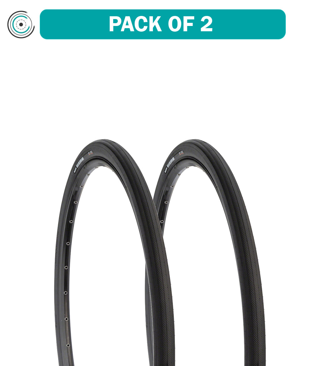 2 Pack Maxxis Velocita Tubeless Folding Bike Tires - 700x41 Black with Dual EXO Casing (TB00285900) - Perfect for Gravel & Cyclocross Riding, Commuting & All-Terrain Adventures