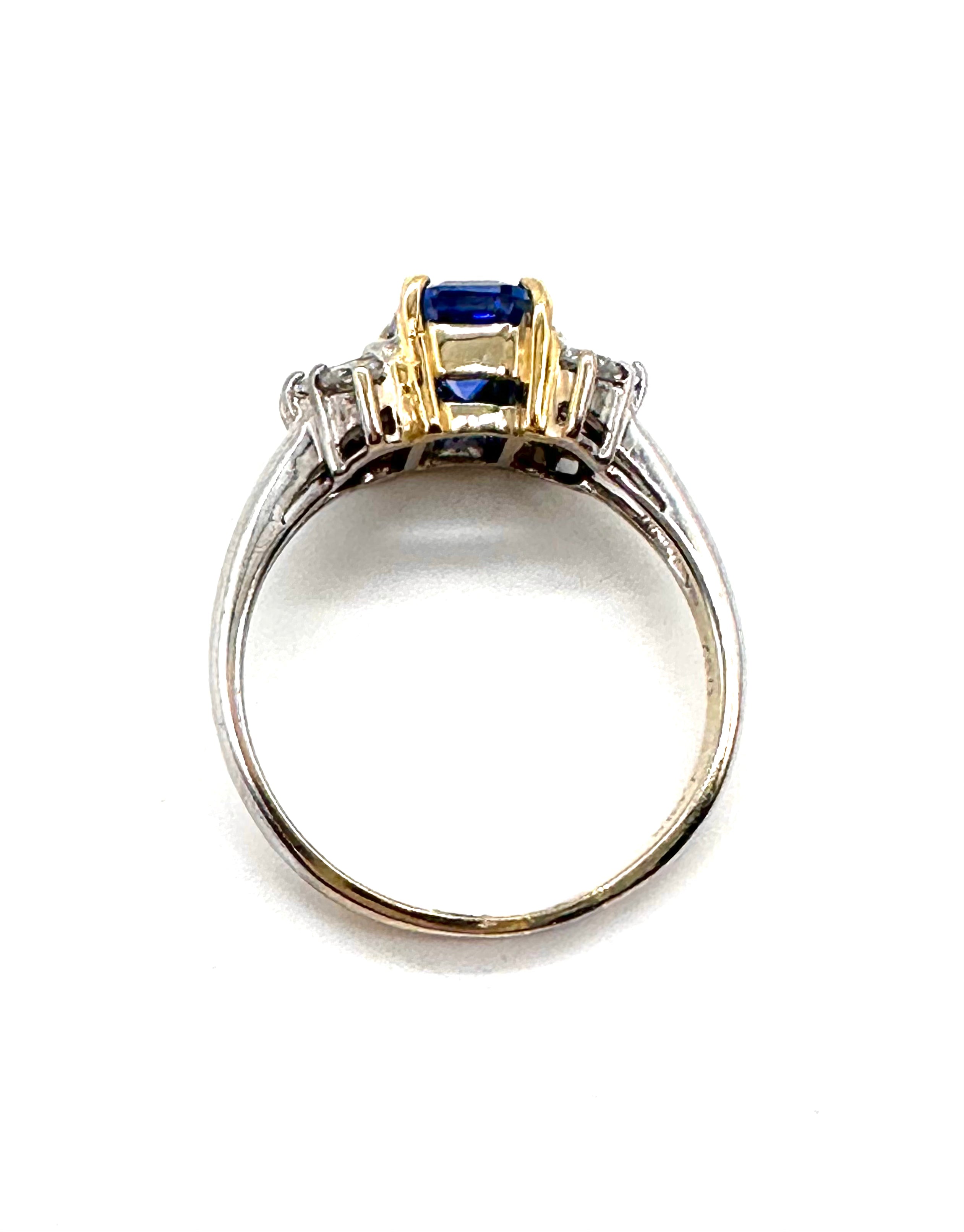 Exquisite Sapphire and Diamond Ring for Women | Elegant Blue Gemstone Engagement & Wedding Jewelry Gift | Perfect for Anniversaries, Proposals & Special Occasions