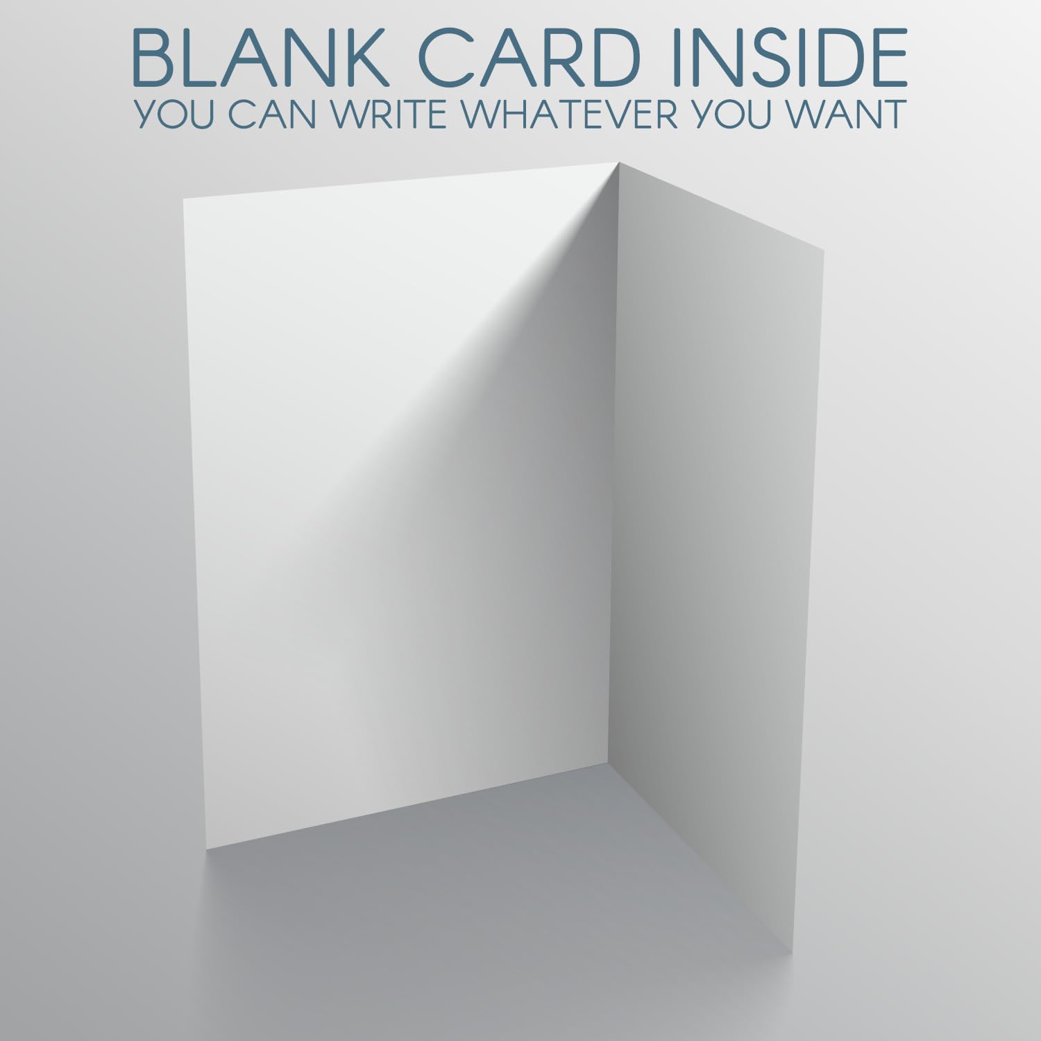 Funny Birthday Card for Husband or Wife - Blank Inside Greeting Card with Envelope, Made in USA, 4.25 x 5.5 inches - Perfect for Anniversaries, Valentine's Day, or Just Because