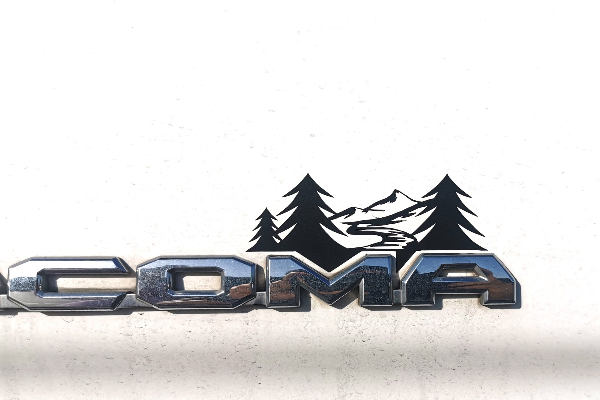 Black Mountain Trail Team Fender Decals (2-Pack) for Toyota Tacoma Tundra 4Runner FJ - Off-Road Adventure Stickers for Truck & SUV Customization
