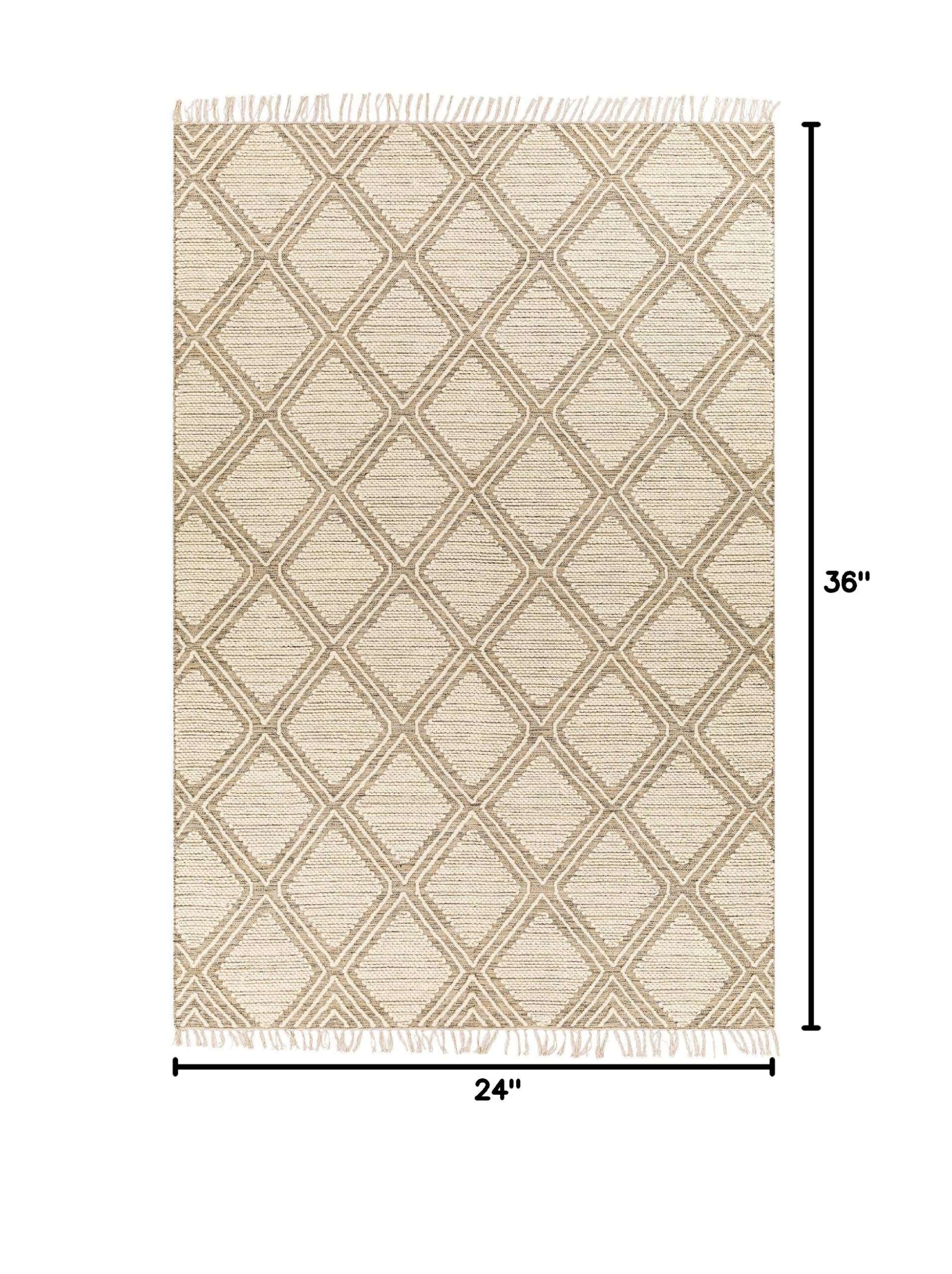 Mark&Day 2x3 Masham Global Light Gray Area Rug - Soft Grey Beige Carpet for Living Room, Bedroom, Kitchen - Perfect for Home Decor, Office & Dorm (2' x 3')
