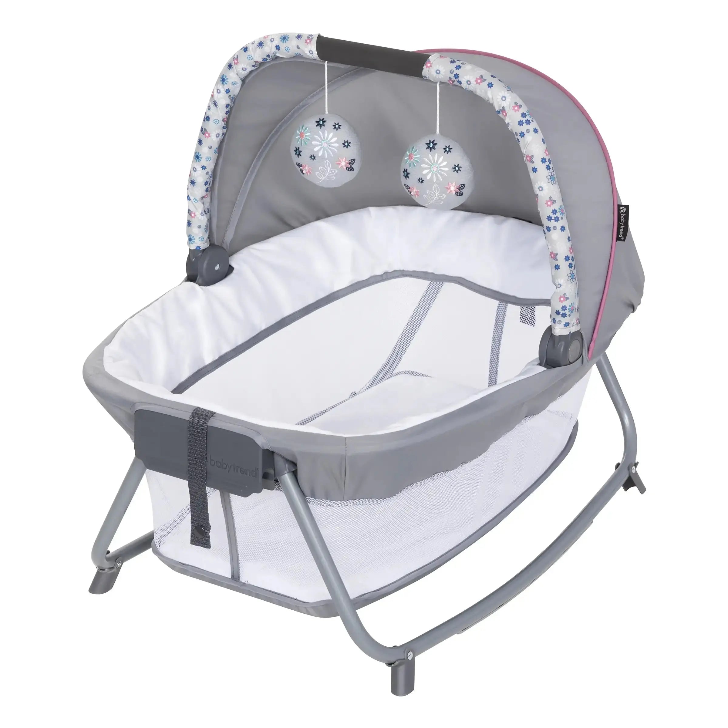 Portable Baby Playard with Rocking Cradle - Lightweight Nursery Den Playpen for Newborns & Toddlers - Perfect for Home, Travel & Daycare Use
