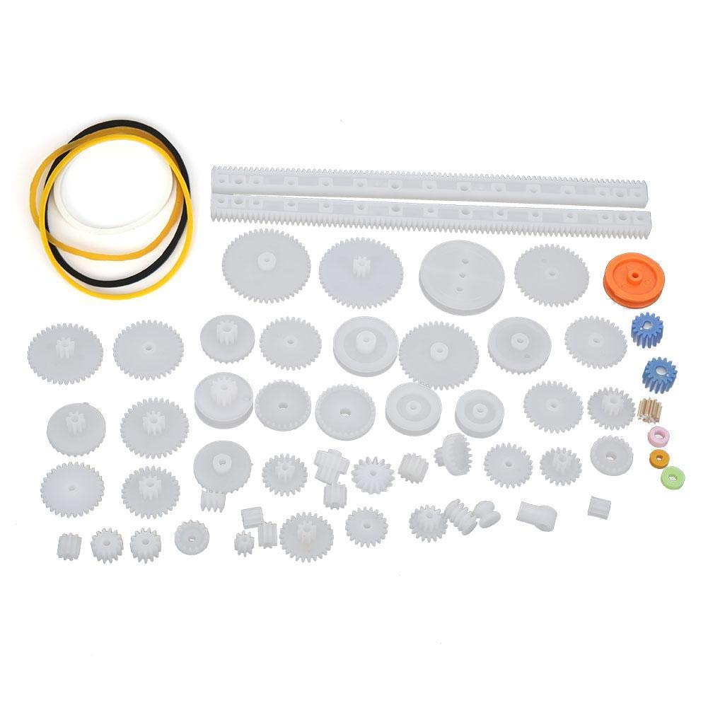 03 DIY Robot Gear Set - 9 Types Straight Teeth Spindle Gears for Toy Motors, Gearbox & Home Projects - Easy Installation & Use - Perfect for STEM Learning, Robotics Hobby & Indoor DIY Toys