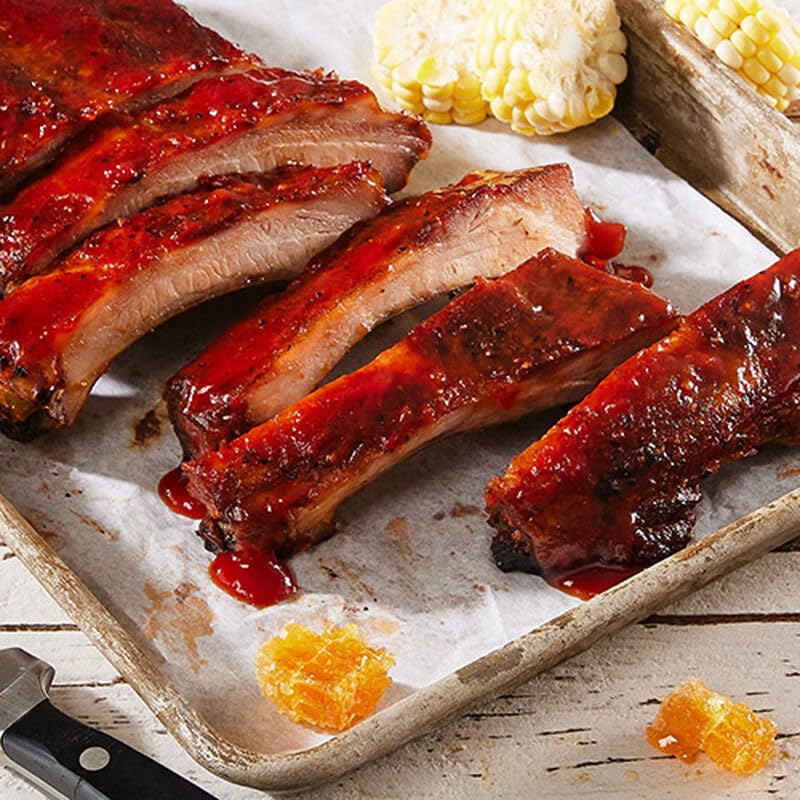 Stonewall Kitchen Baby Back Rib Sauce - 11 oz | Sweet & Tangy BBQ Glaze for Grilling, Smoking & Slow Cooking | Perfect for Ribs, Chicken & Pulled Pork