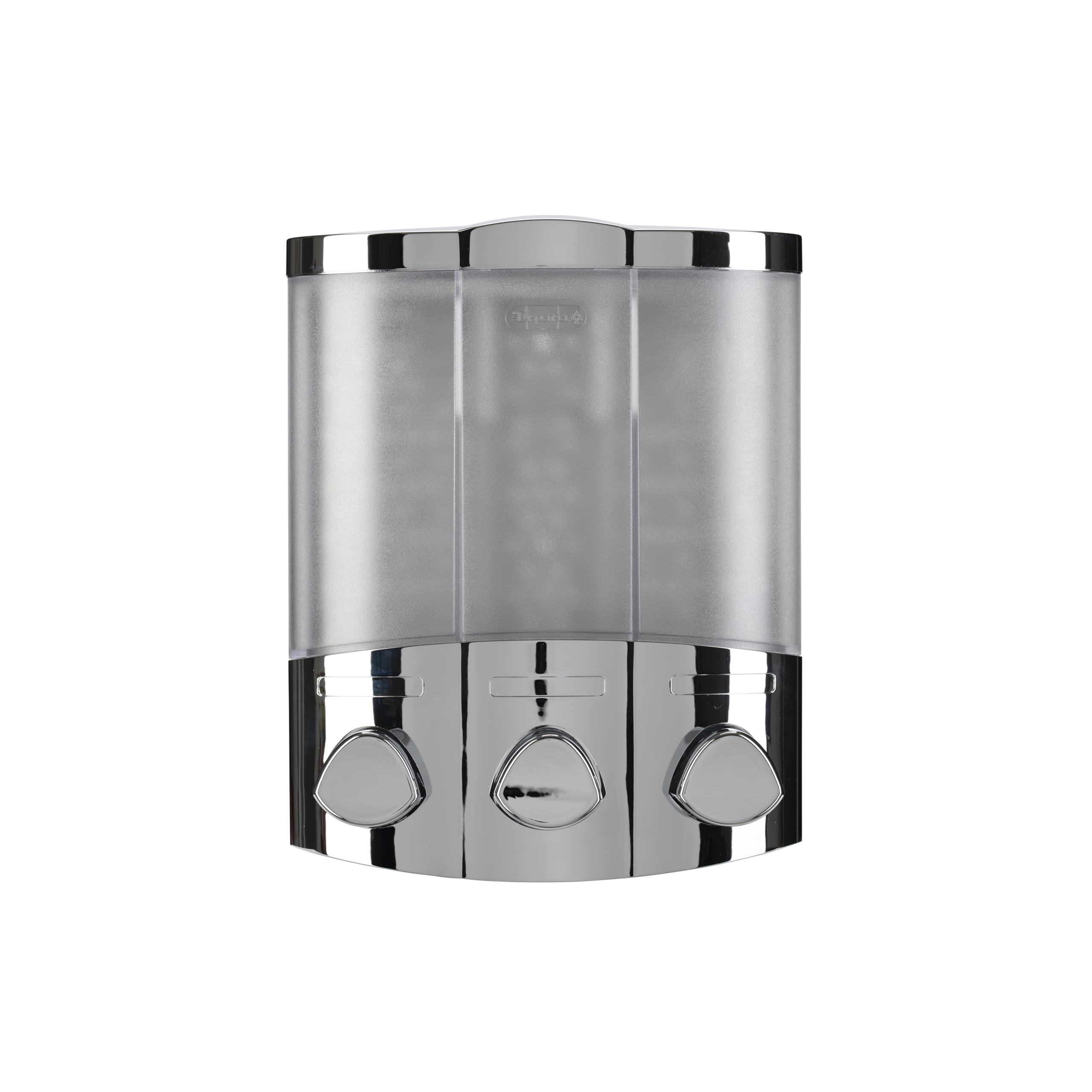 Croydex Euro Soap Dispenser Trio Set - Chrome Finish Bathroom Soap Dispenser for Kitchen, Bath, and Guest Room Decor