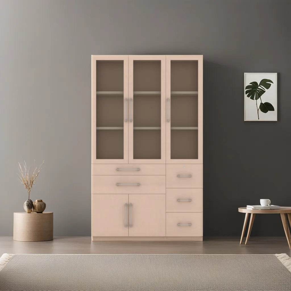 Micah IV Display Bookshelf - Modern Wooden Bookcase for Home & Office - Perfect for Living Room, Bedroom, and Study Room Organization