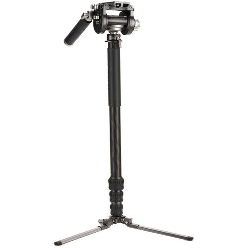 Benro Kingpod CF 2 Series 4-Section Carbon Fiber Tripod with FS36PRO Hybrid Head - Professional Photography & Videography Support for Outdoor Shooting